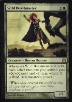 Wild Beastmaster - Return to Ravnica: #139, Magic: The Gathering Nm R235
