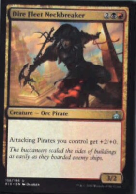 Dire Fleet Neckbreaker - Rivals of Ixalan: #156, Magic: The Gathering Nm R130