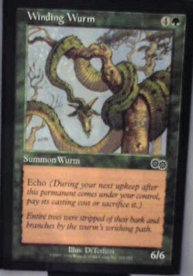 Winding Wurm - Urza's Saga: #285, Magic: The Gathering Nm R204