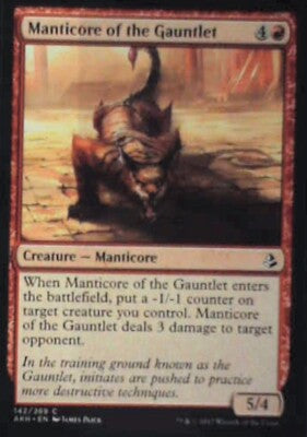 Manticore of the Gauntlet - Amonkhet: #142, Magic: The Gathering Nm R143