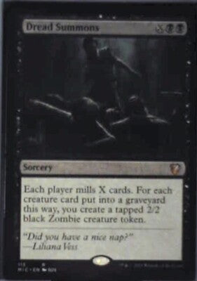 Dread Summons - Commander: Innistrad: Midnight Hunt: #113, MTG Nm R239