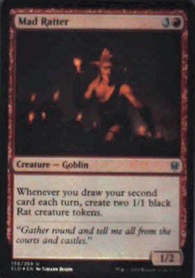 Mad Ratter - Throne of Eldraine: #130, Magic: The Gathering - Foil Nm R248