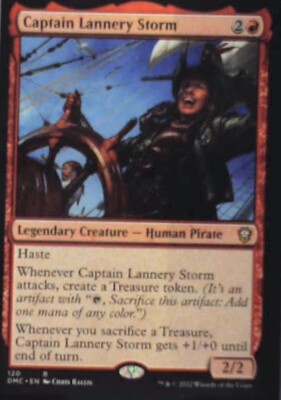 Captain Lannery Storm - Commander: Dominaria United: #120, MTG Nm R233