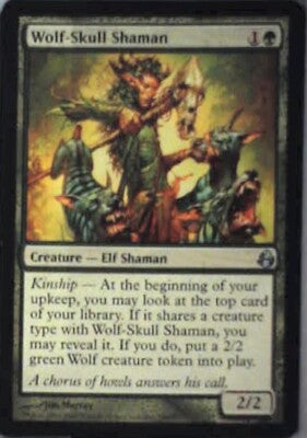 Wolf-Skull Shaman - Morningtide: #140, Magic: The Gathering Nm R171