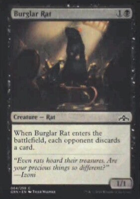 Burglar Rat - Guilds of Ravnica: #64, Magic: The Gathering Nm R127