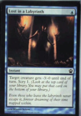 Lost in a Labyrinth - Theros: #52, Magic: The Gathering Nm R61