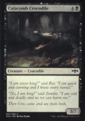 Catacomb Crocodile - Ravnica Allegiance: #67, Magic: The Gathering Nm R180