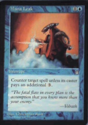 Mana Leak - 1998 Randy Buehler (STH) - World Championship Decks: #rb36 Nm R187