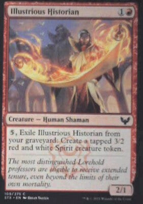 Illustrious Historian - Strixhaven: School of Mages: #109, MTG Nm R115