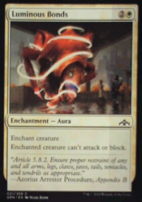 Luminous Bonds - Guilds of Ravnica: #21, Magic: The Gathering Nm R153