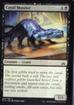 Canal Monitor - Rivals of Ixalan: #63, Magic: The Gathering Nm R240