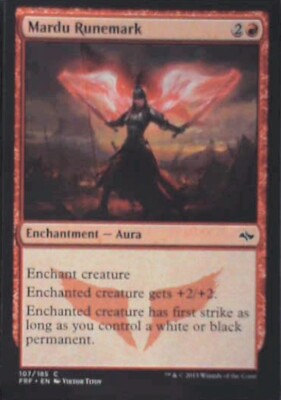 Mardu Runemark - Fate Reforged: #107, Magic: The Gathering Nm R241