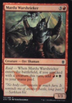 Mardu Warshrieker - Khans of Tarkir: #117, Magic: The Gathering Nm R157