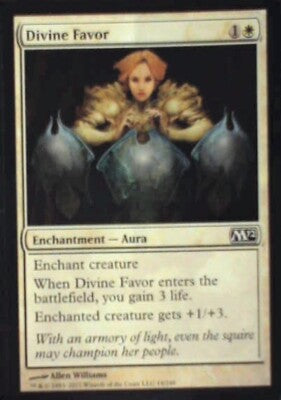 Divine Favor - Magic 2012 (M12): #14, Magic: The Gathering Nm R153