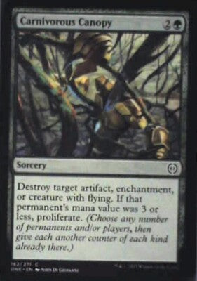 Carnivorous Canopy - Phyrexia: All Will Be One: #162, MTG Nm R183