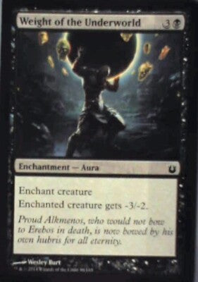 Weight of the Underworld - Born of the Gods: #86, Magic: The Gathering Nm R53