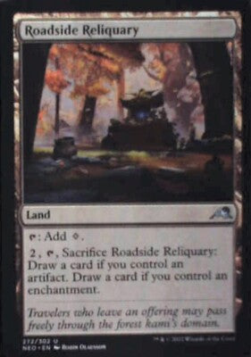 Roadside Reliquary - Kamigawa: Neon Dynasty: #272, Magic: The Gathering Nm R34