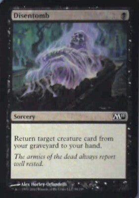 Disentomb - Magic 2011 (M11): #94, Magic: The Gathering Nm R191
