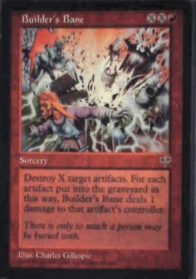Builder's Bane - Mirage: #160, Magic: The Gathering Lp R97