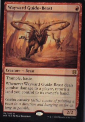 Wayward Guide-Beast - Zendikar Rising: #176, Magic: The Gathering Nm R51
