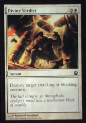 Divine Verdict - Theros: #8, Magic: The Gathering Nm R240