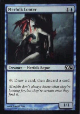 Merfolk Looter - Magic 2012 (M12): #65, Magic: The Gathering Lp R97