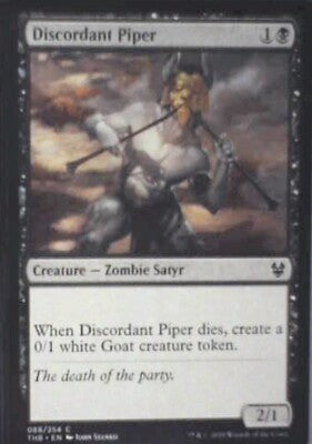 Discordant Piper - Theros Beyond Death: #88, Magic: The Gathering Nm R242