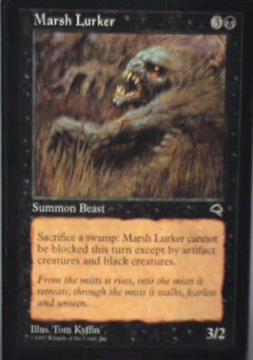 Marsh Lurker - Tempest: #144, Magic: The Gathering Nm R124