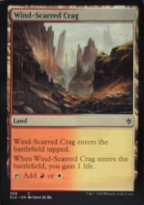 Wind-Scarred Crag - Throne of Eldraine: #308, Magic: The Gathering Nm R217