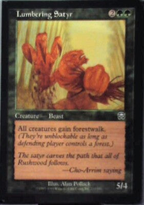 Lumbering Satyr - Mercadian Masques: #257, Magic: The Gathering Lp R197