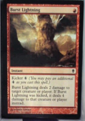 Burst Lightning - Zendikar: #119, Magic: The Gathering Nm R191