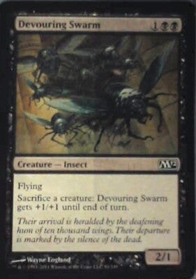 Devouring Swarm - Magic 2012 (M12): #91, Magic: The Gathering Nm R231