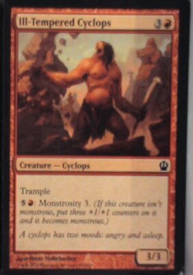 Ill-Tempered Cyclops - Theros: #125, Magic: The Gathering Nm R202