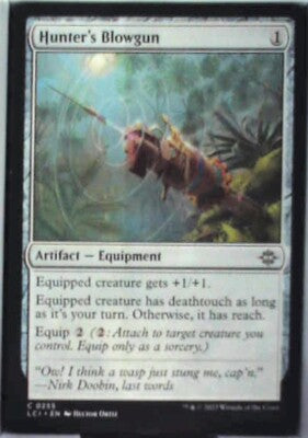 Hunter's Blowgun - The Lost Caverns of Ixalan: #255, MTG Nm R203