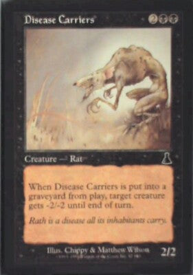Disease Carriers - Urza's Destiny: #57, Magic: The Gathering Nm R107