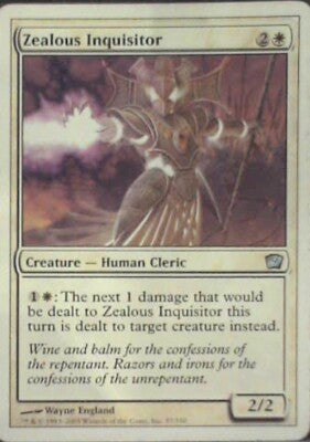 Zealous Inquisitor - 9th Edition: #57, Magic: The Gathering Mp R37