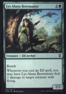 Lys Alana Bowmaster - Commander Legends: #241, Magic: The Gathering Nm R168