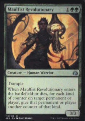 Maulfist Revolutionary - Aether Revolt: #115, Magic: The Gathering Nm R142