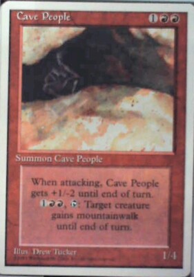 Cave People - Fourth Edition: #181, Magic: The Gathering Nm R39