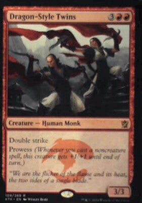 Dragon-Style Twins - Khans of Tarkir: #108, Magic: The Gathering Nm R236