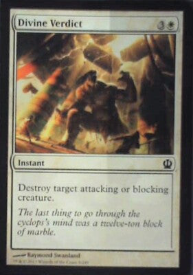 Divine Verdict - Theros: #8, Magic: The Gathering Nm R218