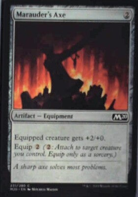 Marauder's Axe - Core Set 2020: #231, Magic: The Gathering Nm R206
