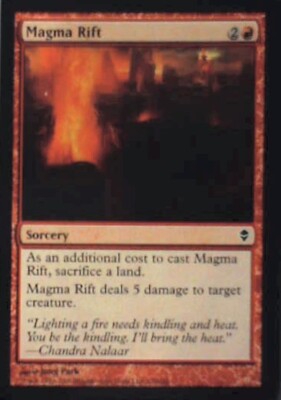 Magma Rift - Zendikar: #136, Magic: The Gathering Nm R155