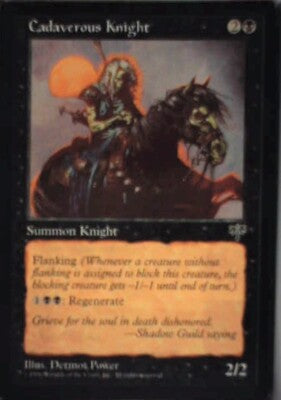 Cadaverous Knight - The List Reprints: #MIR-110, Magic: The Gathering Lp R97