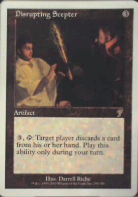 Disrupting Scepter - 7th Edition: #293, Magic: The Gathering Nm R40