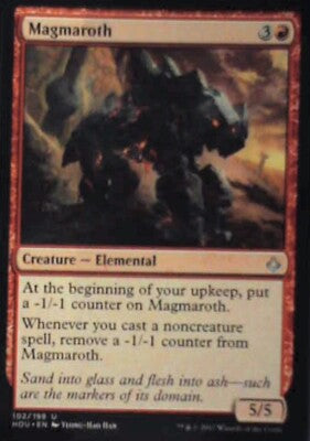 Magmaroth - Hour of Devastation: #102, Magic: The Gathering Nm R191
