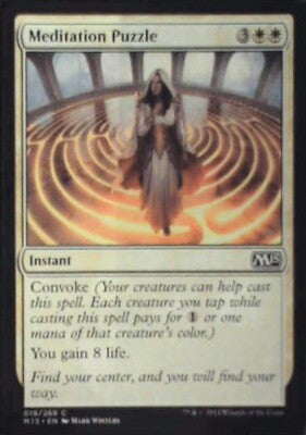 Meditation Puzzle - Magic 2015 (M15): #19, Magic: The Gathering Nm R136