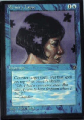 Memory Lapse [Version 2] - Homelands: #32b, Magic: The Gathering Nm R102