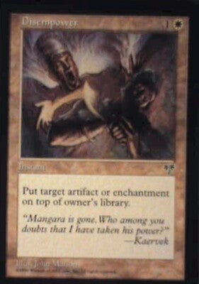 Disempower - Mirage: #9, Magic: The Gathering Nm R204