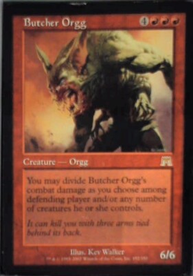 Butcher Orgg - Onslaught: #192, Magic: The Gathering Lp R210